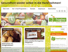 Tablet Screenshot of erfolgreich-vegan.fragino.de